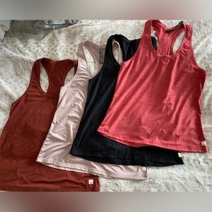 Bundle of 4 XL Vuori Lux tank tops